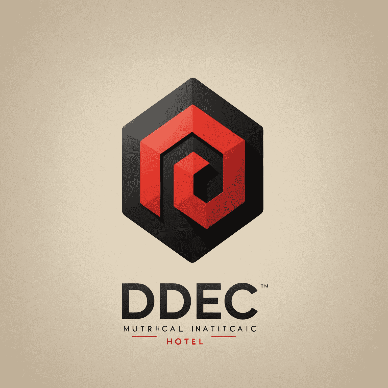 D-edgc logo: A modern, sleek design incorporating red and black elements, symbolizing hotel distribution and pricing strategy